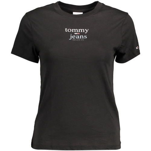 Vêtements Femme T-shirts & Polos Tommy Hilfiger T SHIRT Tommy Jeans BLACK 