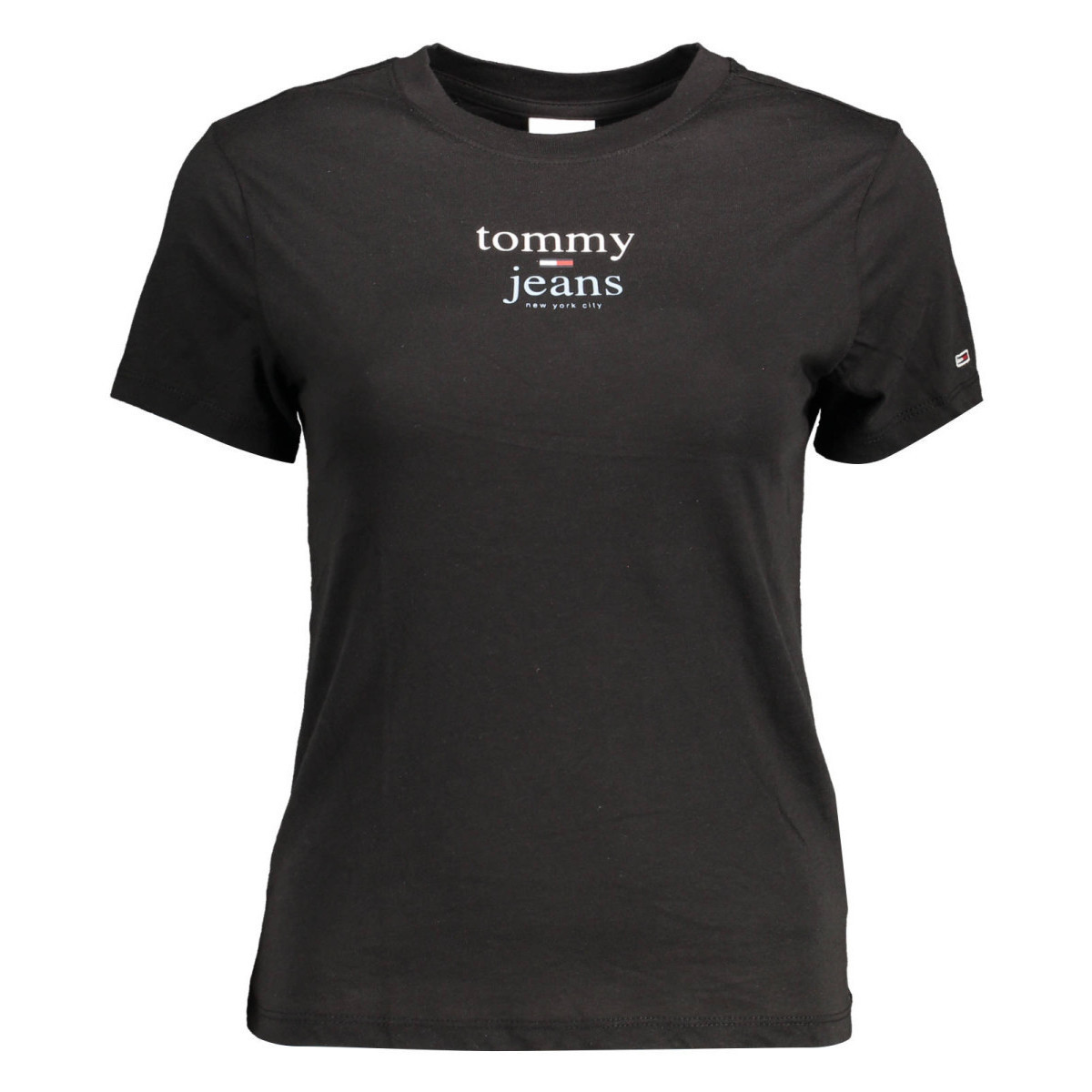 Vêtements Femme T-shirts & Polos Tommy Hilfiger T SHIRT Tommy Jeans BLACK 