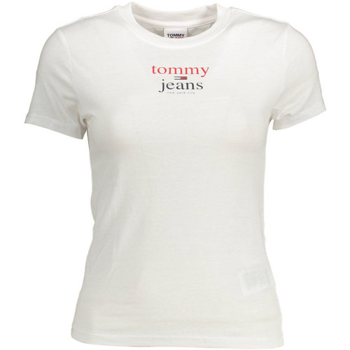 Vêtements Femme T-shirts & Polos Tommy Hilfiger T SHIRT Tommy Jeans WHT 
