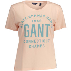 Vêtements Femme T-shirts & Polos Gant T SHIRT  PINK OS 