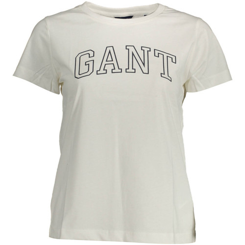 Vêtements Femme T-shirts & Polos Gant T SHIRT  WHITE CLASS 