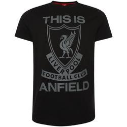 Vêtements Homme T-shirts manches longues Liverpool Fc  Noir