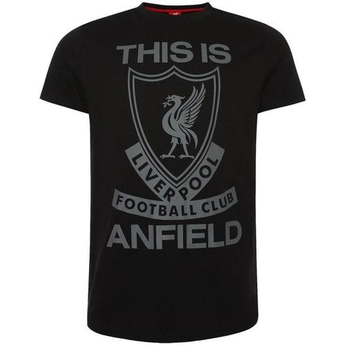 Vêtements Homme T-shirts manches longues Liverpool Fc T-shirts manches courtes Noir