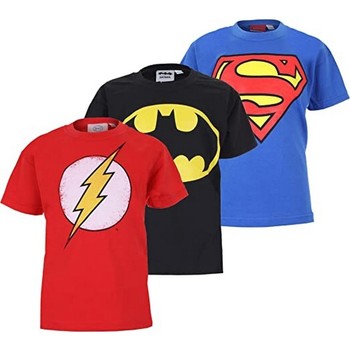 Vêtements Enfant T-shirts manches courtes Dc Comics  Noir