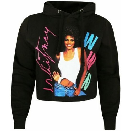 Vêtements Femme Sweats Whitney Houston 80s Noir
