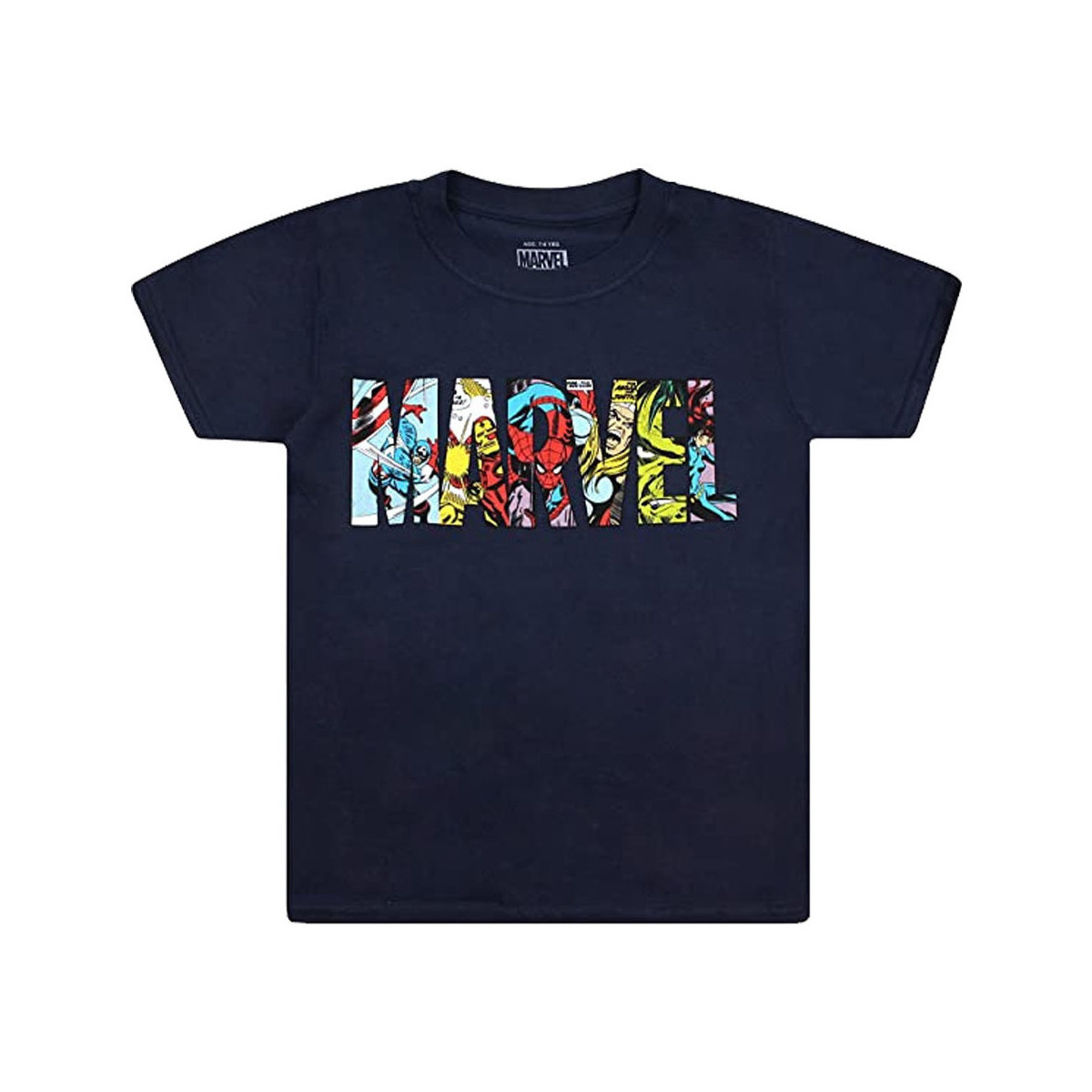 Vêtements Garçon T-shirts manches courtes Marvel TV168 Bleu