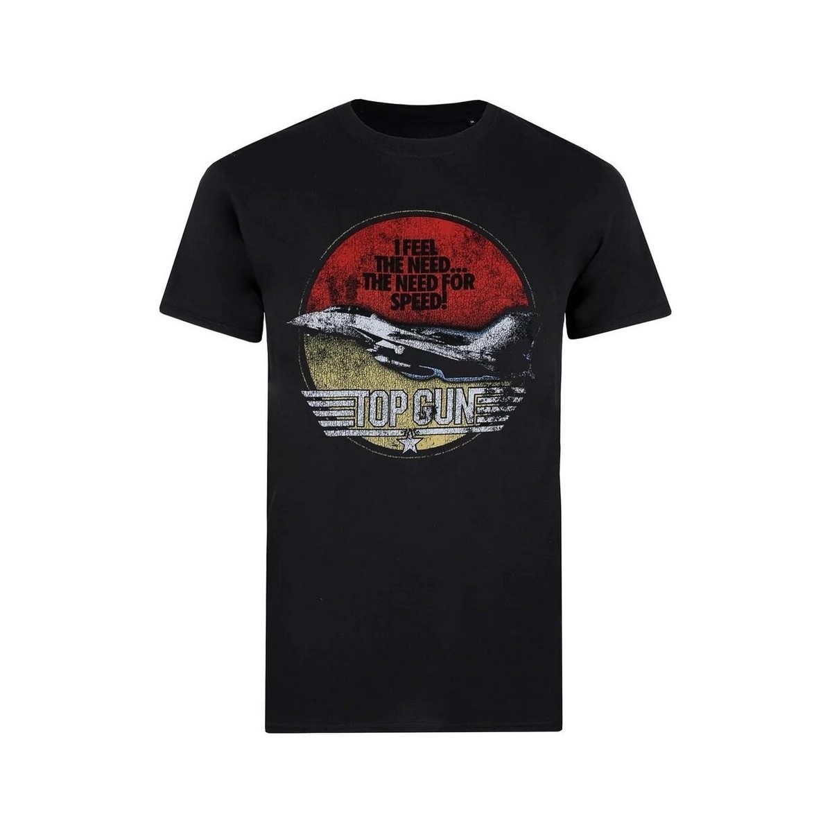 Vêtements Homme T-shirts manches longues Top Gun Fighter Noir