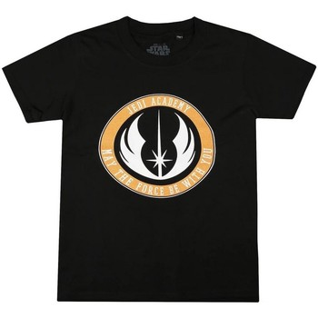 Vêtements Garçon T-shirts manches courtes Disney Jedi Academy Noir