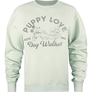 Vêtements Femme Sweats Disney Puppy Love Vert