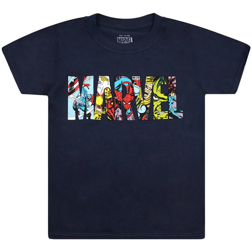 Vêtements Garçon T-shirts manches courtes Marvel TV989 Bleu