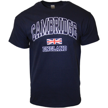 Vêtements T-shirts manches longues Cambridge University  Bleu