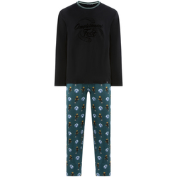 Vêtements Homme Pyjamas / Chemises de nuit Arthur Pyjama Long coton biologique fermée Noir