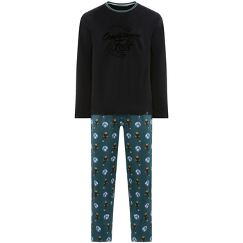 Vêtements Homme Pyjamas / Chemises de nuit Arthur Pyjama Long coton biologique fermée Noir