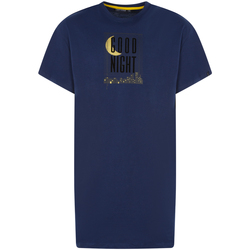 Vêtements Homme Pyjamas / Chemises de nuit Arthur T-shirt de nuit coton biologique de chambre Bleu