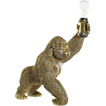 Maison & Déco Tête De Guerrier De Larmée Item International Lampe à poser gorille doré 48 cm Doré