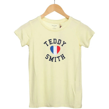 Vêtements Fille T-shirts manches courtes Teddy Smith 51005733D Jaune