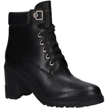 Chaussures Femme Bottes Tommy Hilfiger FW0FW06726 HEEL LACE UP BOOT FW0FW06726 HEEL LACE UP BOOT 