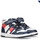 Chaussures Garçon Baskets mode Tommy Hilfiger HIGH TOP LACE-UP/VELCRO SNEAKER BLUE/WHITE/RED Blanc