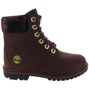Chaussures Femme Bottines Timberland A5M6G HERITAGE Rouge