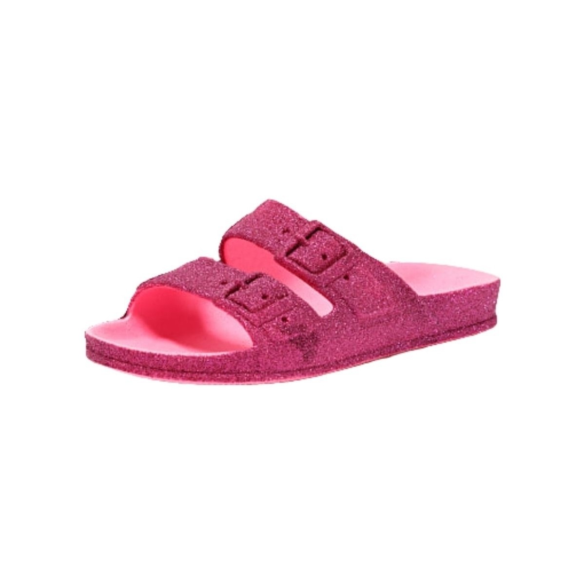 Chaussures Femme Tongs Kaporal Mules Femme  Ref 57081 Fuschia Rose