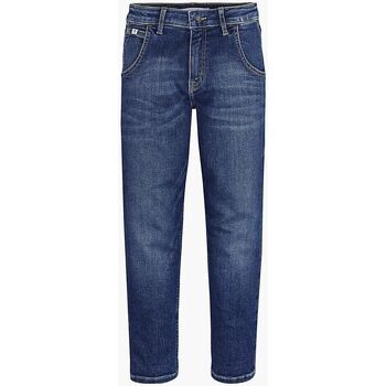 Vêtements Fille Jeans Calvin Klein Jeans IG0IG01590 BARREL-1BJ DARK BLUE Noir