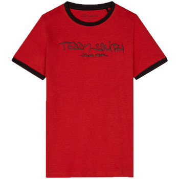 Vêtements Garçon Dot Print Regular Fit Shirt Teddy Smith 61002433D Rouge