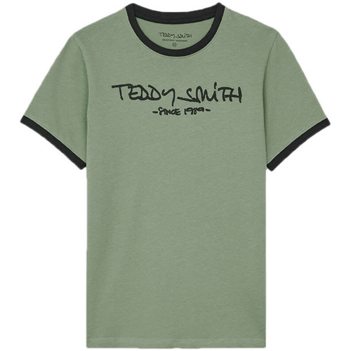 Vêtements Garçon Dot Print Regular Fit Shirt Teddy Smith 61002433D Vert