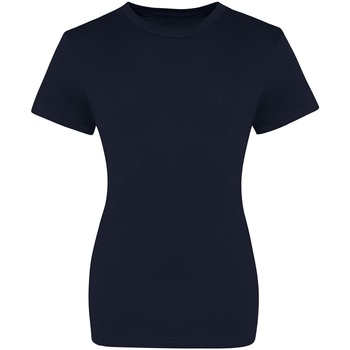 VêAsymmetric Femme T-shirts manches longues Awdis JT10F Bleu