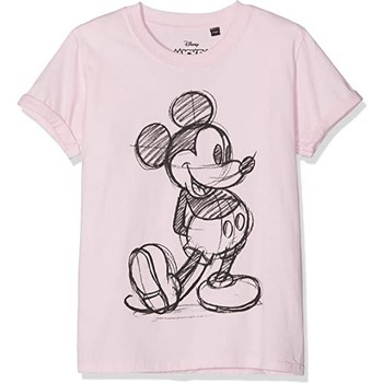 Vêtements Fille T-shirts manches longues Disney  Rouge