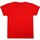 Vêtements Fille T-shirt i økologisk bomuld med monogram  Rouge