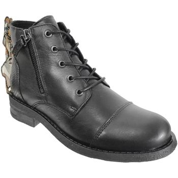 Chaussures Femme Boots Goodstep 3502 Noir cuir