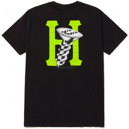 Vêtements Homme howley logo sweatshirt ligne Huf T-shirt ligne hardware ss Noir