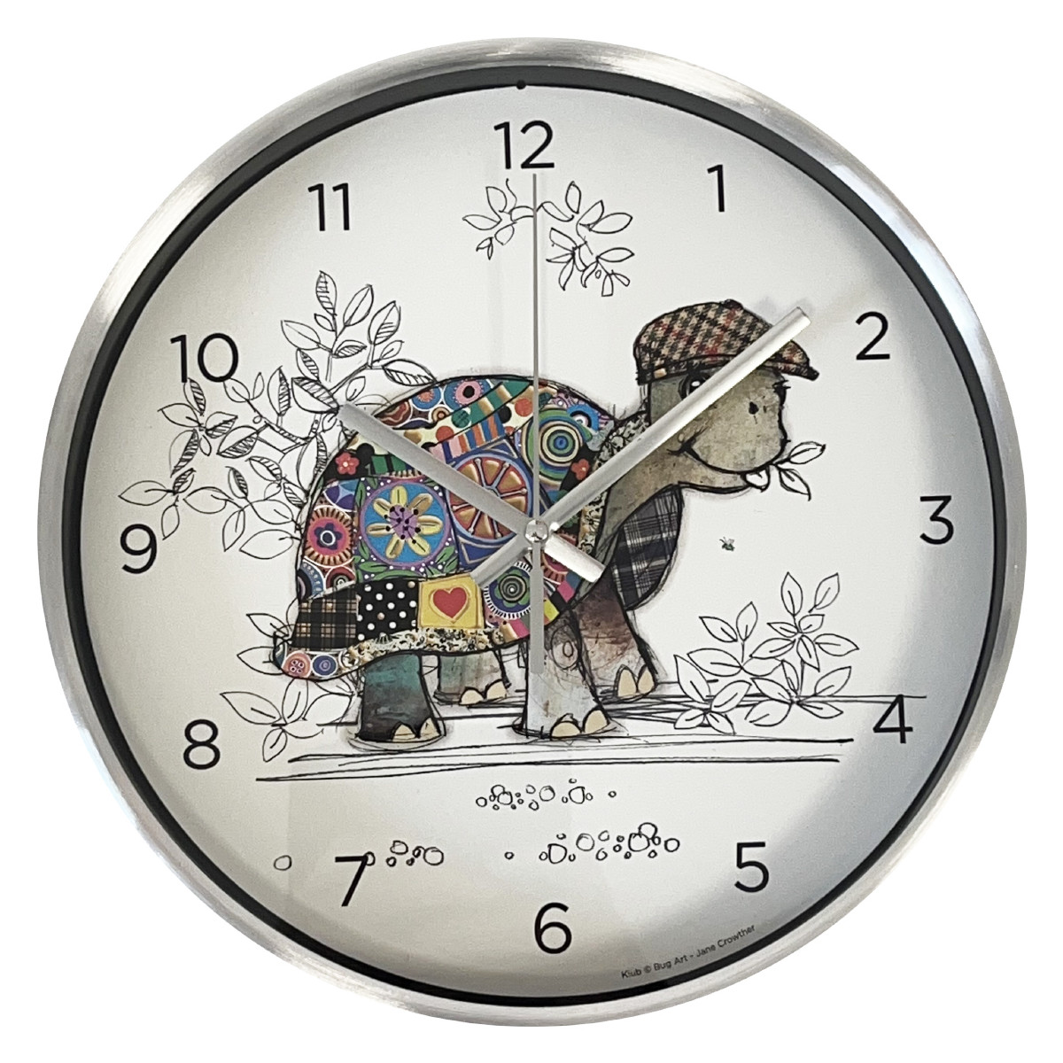 Maison & Déco Horloges Kiub Horloge à suspendre tortue Blanc
