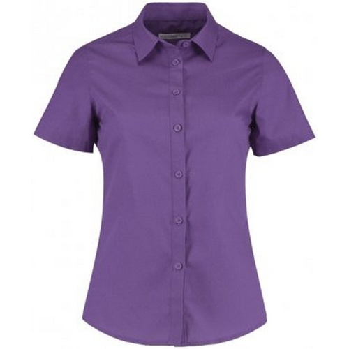 Vêtements Femme Chemises / Chemisiers Kustom Kit Poplin Violet