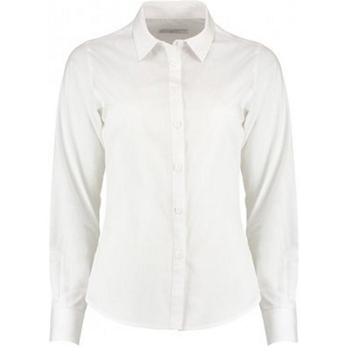 Vêtements Femme Chemises / Chemisiers Kustom Kit K242 Blanc