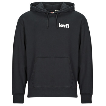 Vêtements Homme Sweats Levi's RELAXED GRAPHIC PO POSTER HOODIE CAVIAR*