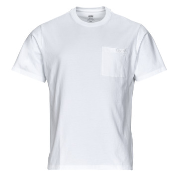 Vêtements Homme T-shirts manches courtes Levi's SS POCKET TEE RLX BRIGHT WHITE