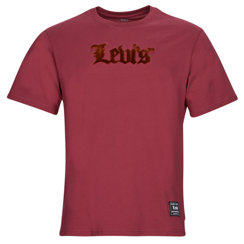 Vêtements Homme T-shirts Urchins manches courtes Levi's SS RELAXED FIT TEE Bordeaux
