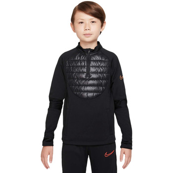 Vêtements Enfant T-shirts manches Capuche Nike  Noir