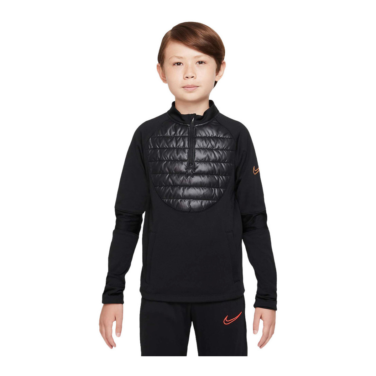 Vêtements Enfant T-shirts manches longues Nike Academy Winter Warrior Noir
