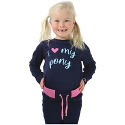Vêtements Enfant T-shirts manches longues Little Rider I Love My Pony Collection Bleu