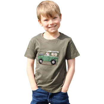 Vêtements Enfant T-shirts manches longues British Country Collection  Vert