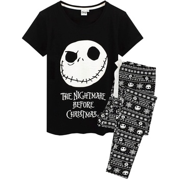Vêtements Femme Pyjamas / Chemises de nuit Nightmare Before Christmas  Noir
