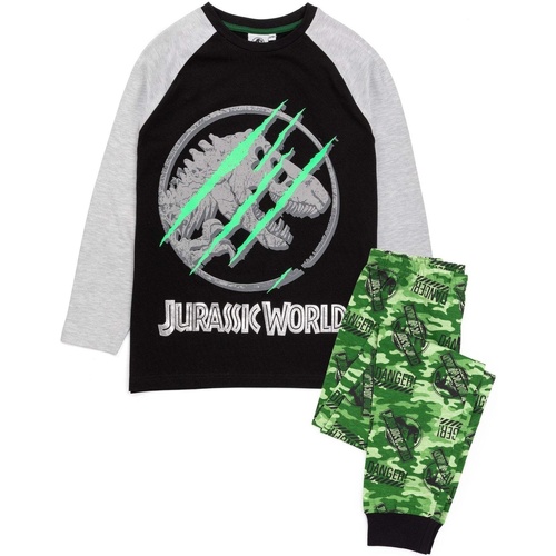 Vêtements Garçon Pyjamas / Chemises de nuit Jurassic World NS6752 Noir