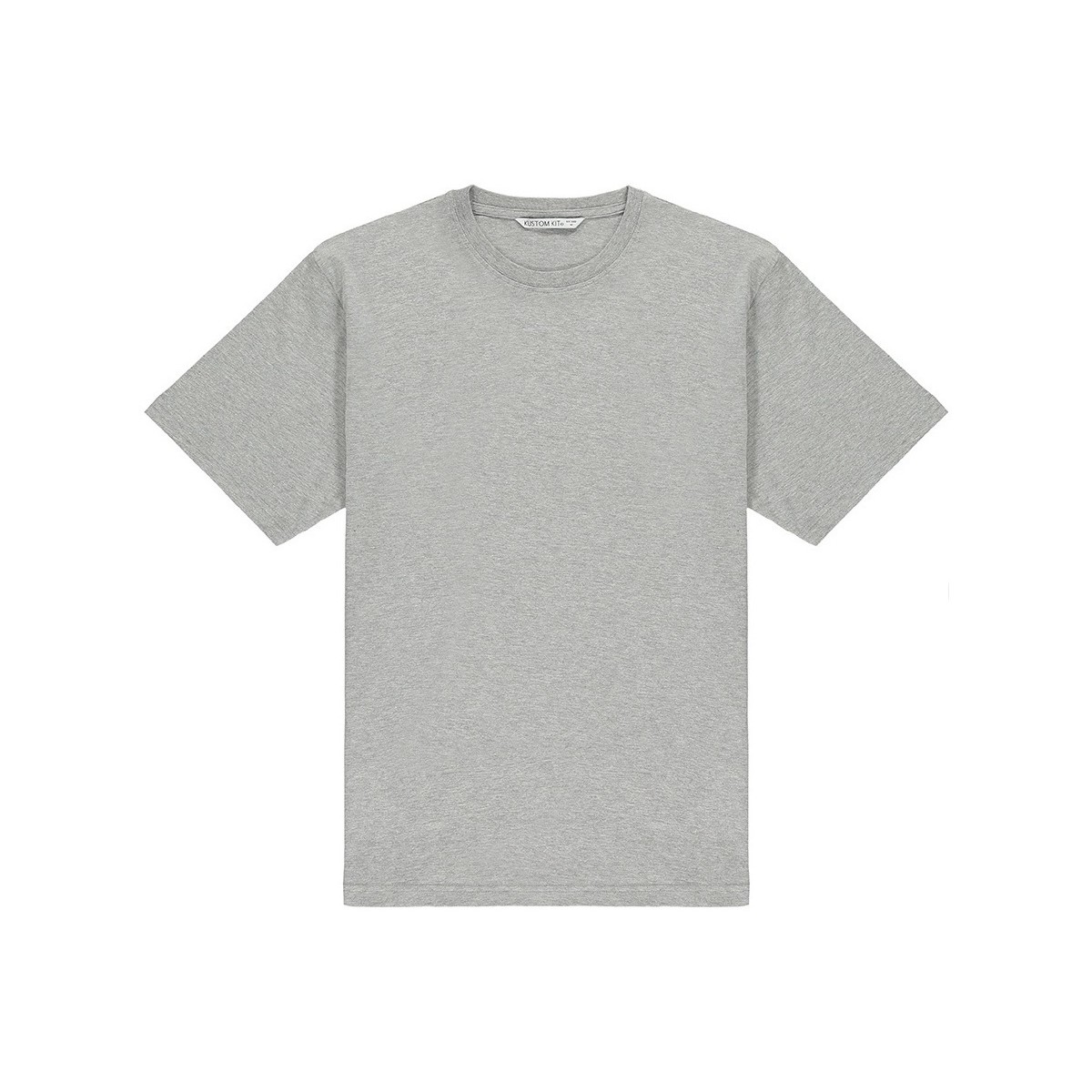 Vêtements T-shirts manches longues Kustom Kit Hunky Superior Gris