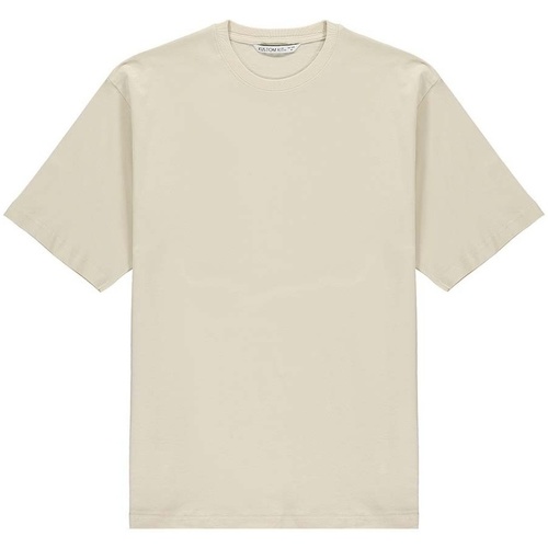 Vêtements T-shirts sleeve manches longues Kustom Kit Hunky Superior Beige