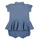 Vêtements Fille Combinaisons / Salopettes Polo Ralph Lauren SS PEPLUM BU-ONE PIECE-SHORTALL Bleu