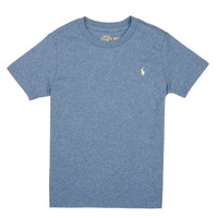 Vêtements Garçon T-shirts manches courtes Polo Ralph Lauren SS CN-TOPS-T-SHIRT Bleu