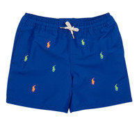 Vêtements Garçon Maillots / Shorts de bain Polo Ralph Lauren TRAVELER-SWIMWEAR-TRUNK Bleu / Multicolore