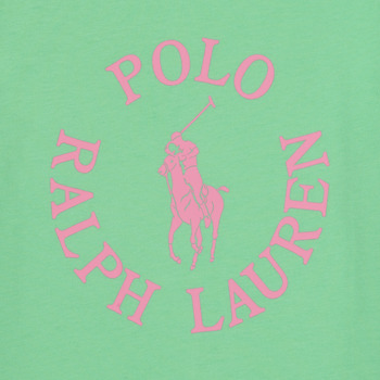 Polo Ralph Lauren SS GRAPHIC T-KNIT SHIRTS Vert / Rose